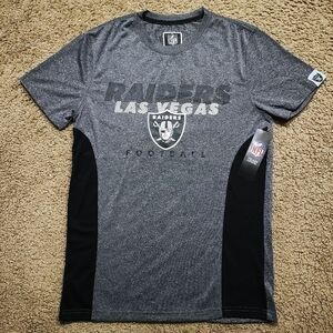 NFL Football Las Vegas Raiders Men's Gray T-Shirt Small -Q